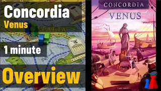 Concordia Venus -1 minute Overview - Peaky Boardgamer