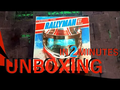 Rallyman: GT UNBOXING in 2 minutes