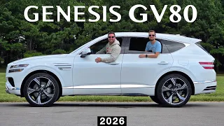 2026 Genesis GV80 -- More Changes than Meets the Eye for 2026! (New Trim & 3rd Row)