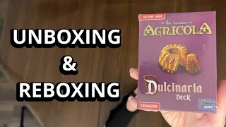 Agricola:Dulcinaria Deck Expansion - Quick Look Unboxing - What's in the box?