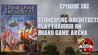 Stonespine Architects Playthrough on BGA Gameplay