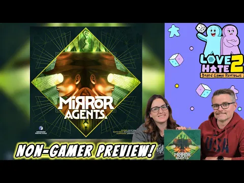 Mirror Agents - A Non-Gamer's Preview of This 2 Player Cat & Mouse Hidden Movement Game