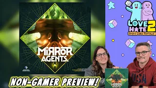 Mirror Agents - A Non-Gamer's Preview of This 2 Player Cat & Mouse Hidden Movement Game