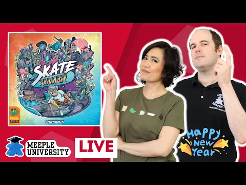 Skate Summer -  LIVE Playthrough Board Game & Giveaway