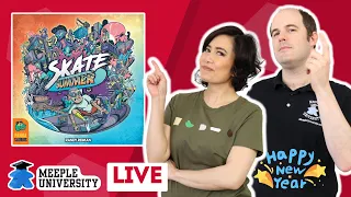 Skate Summer - LIVE Playthrough Board Game & Giveaway