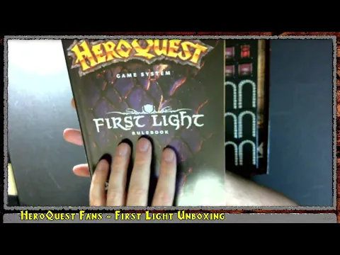 HeroQuest First Light (Retail Unboxing) 1/12/2025! (Pt.1)