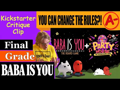 Baba Is You: The Board Game (A-) Final Grade - Kickstarter Critique Clip