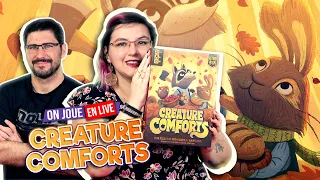[La Partie] CREATURE COMFORTS | 2 joueurs | Matagot | VOD Live