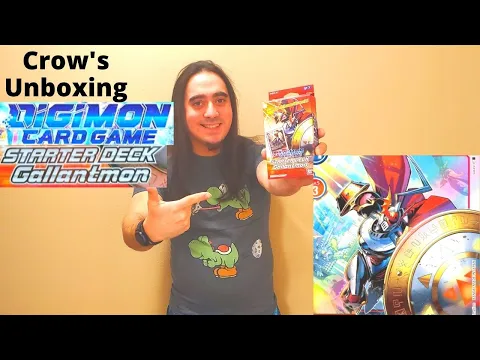 Crow's unboxing Digimon ST7 Gallantmon Starter deck