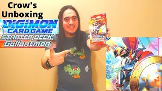 Crow's unboxing Digimon ST7 Gallantmon Starter deck
