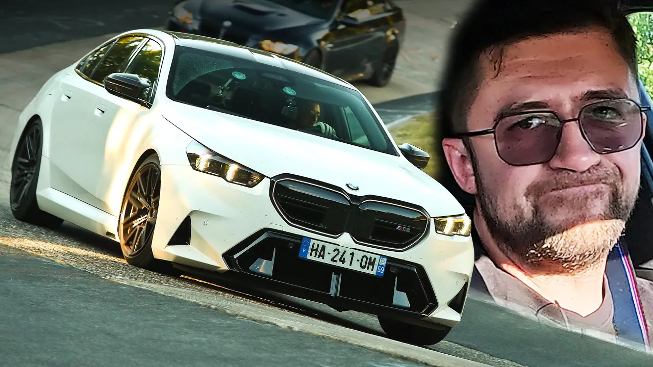 Dancing the BIG NEW BMW G90 M5 on the Nürburgring!