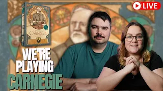 Carnegie | Board Game Playthrough | LIVE