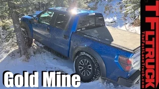 Ford F-150 Raptor vs Gold Mine Hill Snowy Off-Road Misadventure