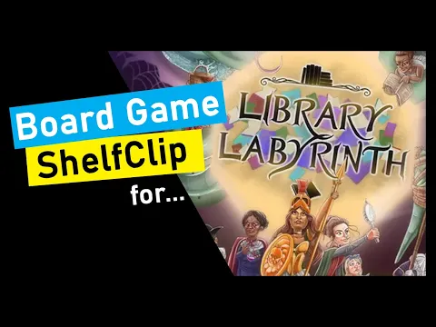 ShelfClips: Library Labyrinth (Short Board Game Preview)