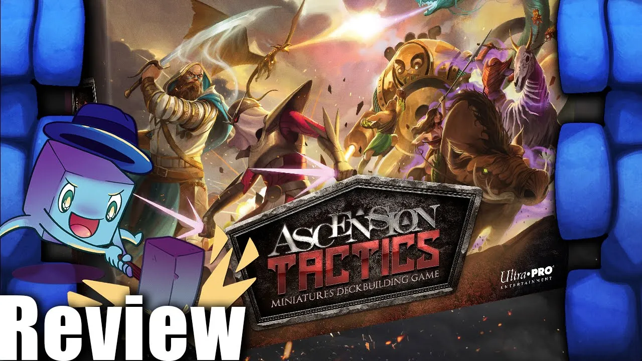 Ascension Tactics: Miniatures Deckbuilding Game Review - with Tom Vasel