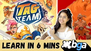Tag Team - How To Play in 6 Minutes! | BGA