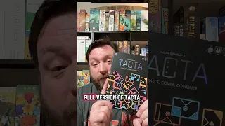 Unboxing the game Tacta by The Op Games