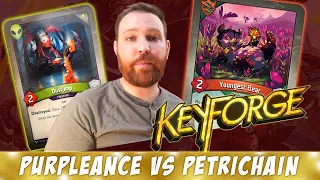 Keyforge Sealed: Purpleance vs. Petrichain