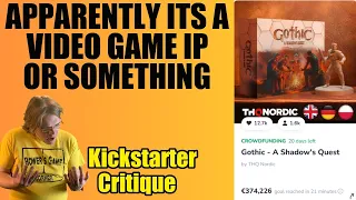 Gothic: A Shadow’s Quest (C+) Nice looking Rough Draft of a Campaign - Kickstarter Critique Review