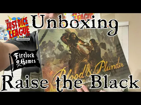 Blood & Plunder 2-Player Starter Set from Raise the Black Kickstarter Unboxing, Blackbeard v Maynard