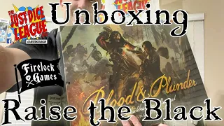 Blood & Plunder 2-Player Starter Set from Raise the Black Kickstarter Unboxing, Blackbeard v Maynard