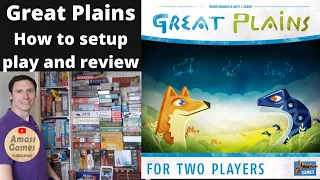 Great Plains - How to set up, play and review by * AmassGames *
