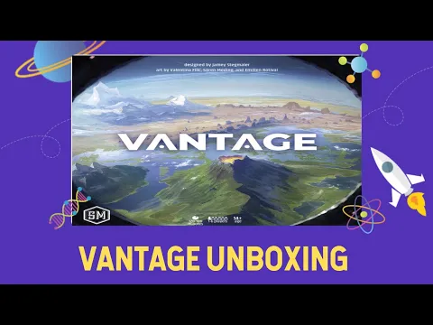 Vantage Unboxing & First Look | Stunning New Sci-Fi Game from Stonemaier Games