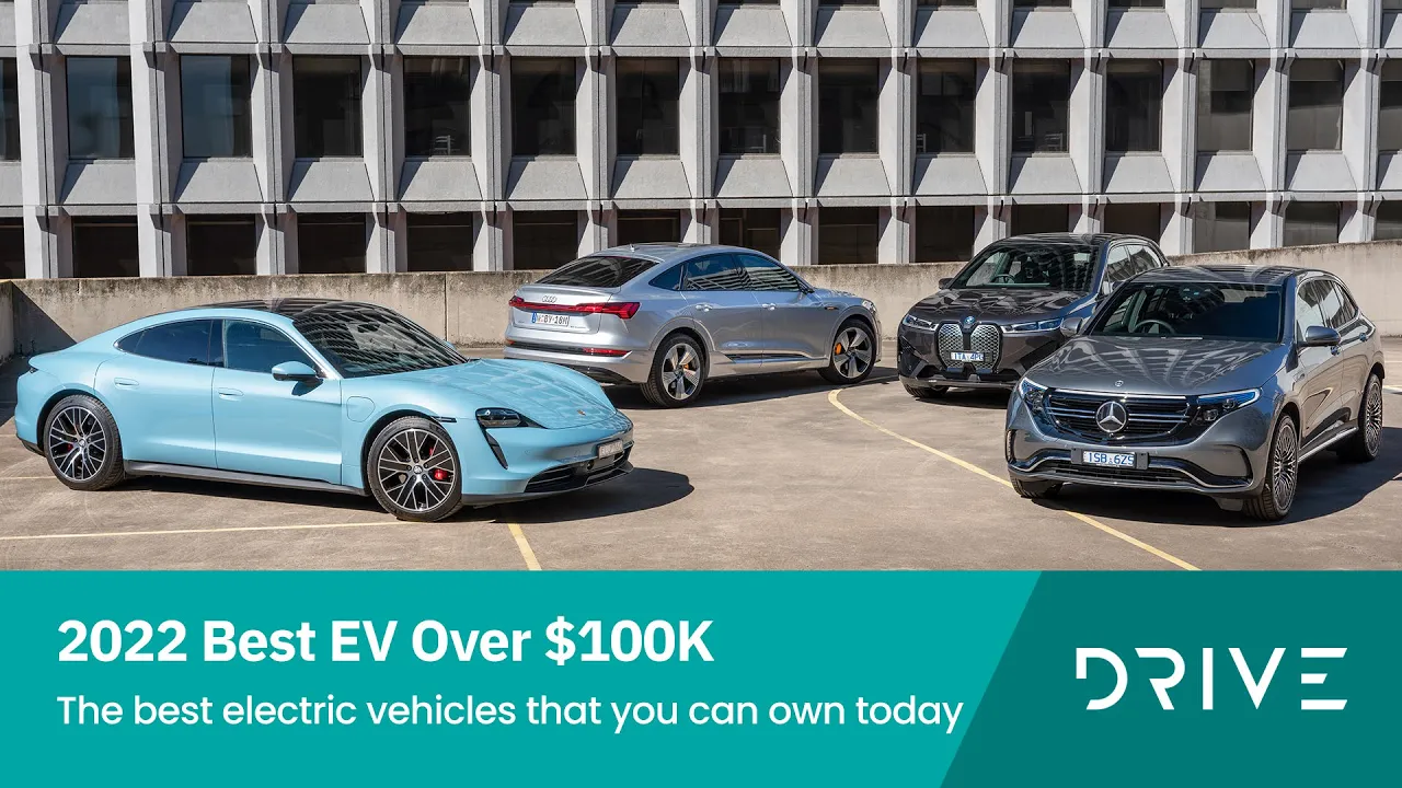 2022 Best EV Over $100K | E-Tron vs IX vs EQC vs Taycan | Drive.com.au DCOTY