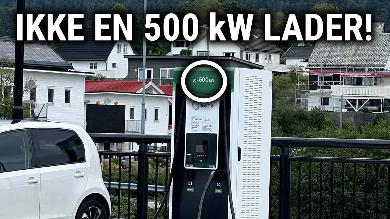Falsk markedsføring på laderne til Eviny