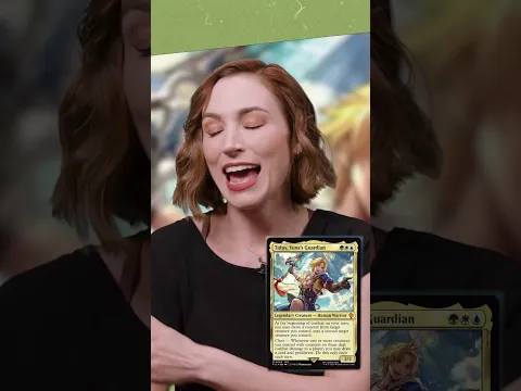 Becca is Tidus--Yuna's Guardian! #mtg #finalfantasy #magicthegathering