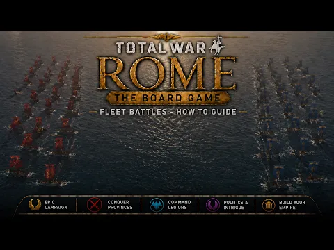 Rome Total War: The Board Game - How to Play the BattlePlay Expansion Naval Battles