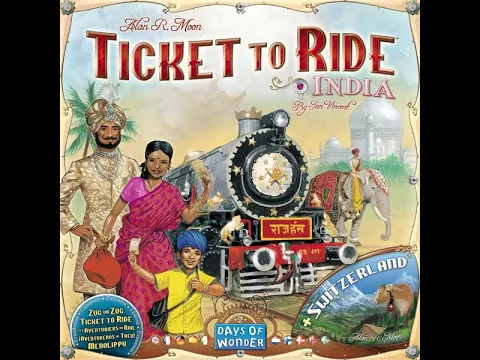 Dad vs Daughter - Ticket to Rid Map Collection: Volume 2 - India & Switzerland - Unboxing