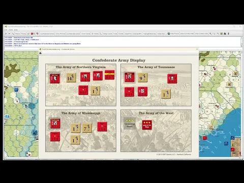 The U. S. Civil War - Turn 11 - Summer 1863 - 1 CSA Push for Auto Victory