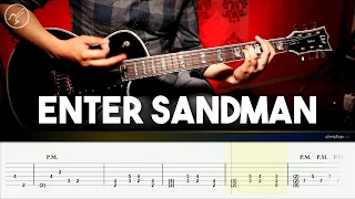 Enter Sandman - Metallica COMPLETE Guitar Best Tab | Cover Guitarra Christianvib