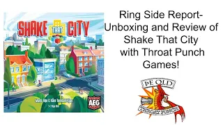 Ring Side Report-Board Game Review of Shake that City
