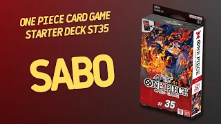 One Piece Card Game Starter Deck Red/Black Sabo ST35 | Inside with João Ricardo Ep918