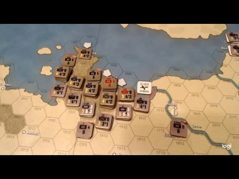 France 1944 by Compass Games Deluxe Edition Play Through - Introduction
