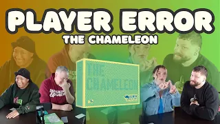 Player Error: Chameleon, a bluffing card game!