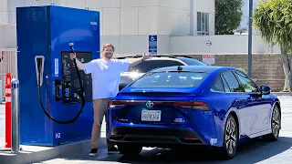 I Use A Hydrogen Fueling Station For The First Time!