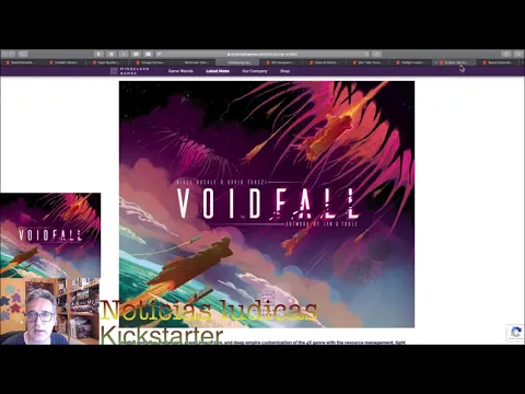 Presentación #Voidfall, lo nuevo de #MindclashGames