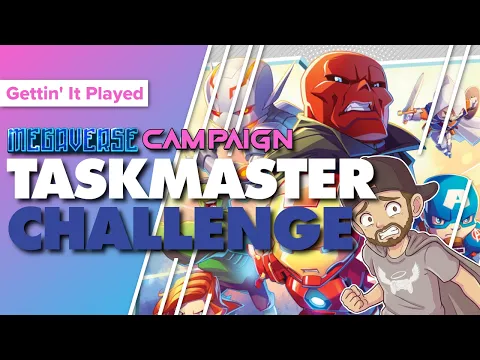 Marvel United Megaverse Campaign vs. Taskmaster Challenge | Game #41 Avengers