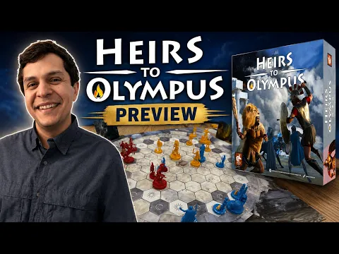 This Board Game Feels Like a Greek Myth Movie | Heirs to Olympus Preview