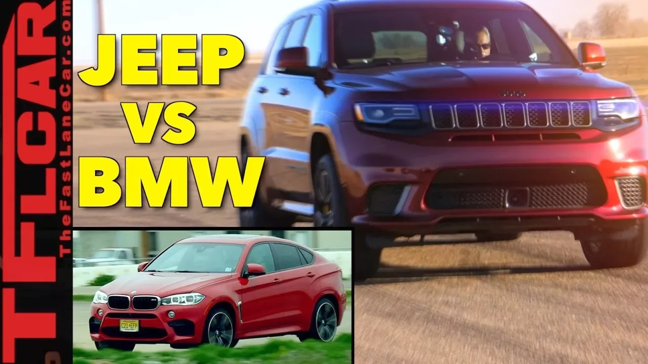 Is the 707 HP Jeep Trackhawk Faster Than The BMW X6 M? Hot or Not Review