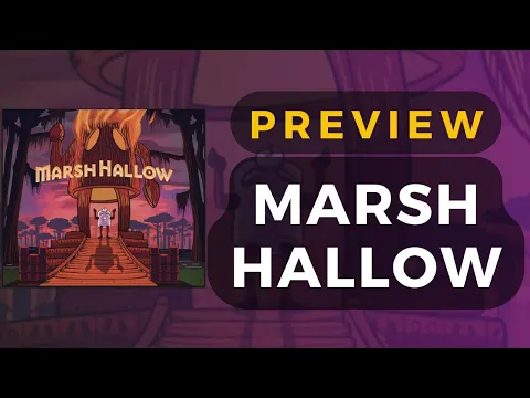 [Kickstarter Preview] Marsh Hallow Board Game Overview and a Few Turns | DaniCha