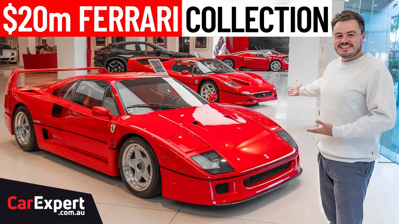 I check out $20m worth of Ferraris! 288 GTO, F40, F50, Enzo & LaFerrari walkaround