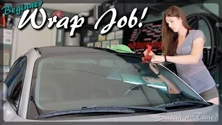My First Time Vinyl Wrapping a Car // Vlog Series 024
