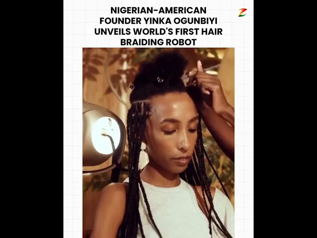 A robot that can braid your hair up to 5 times faster. #zealnewsafrica