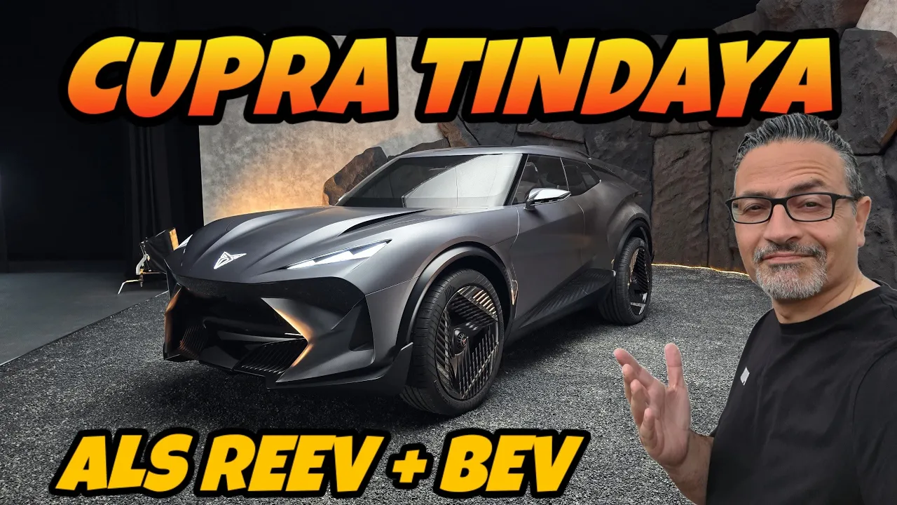 CUPRA TINDAYA mit 1000 Km Reichweite. Als REEV und BEV - IAA 2025 #ev