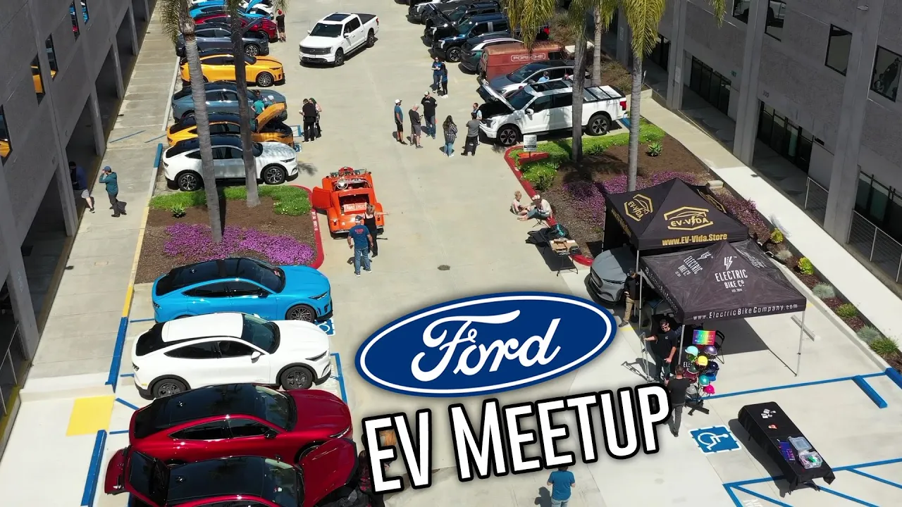 BIG Ford EV Meetup featuring the Mustang Mach-E & F-150 Lightning! (Drive Electric Earth Month)