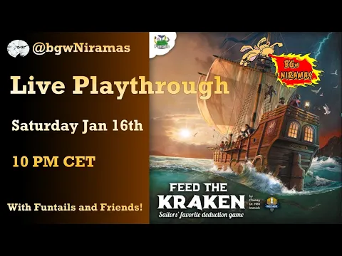 Feed the Kraken - Live Playthrough with Funtails and friends!